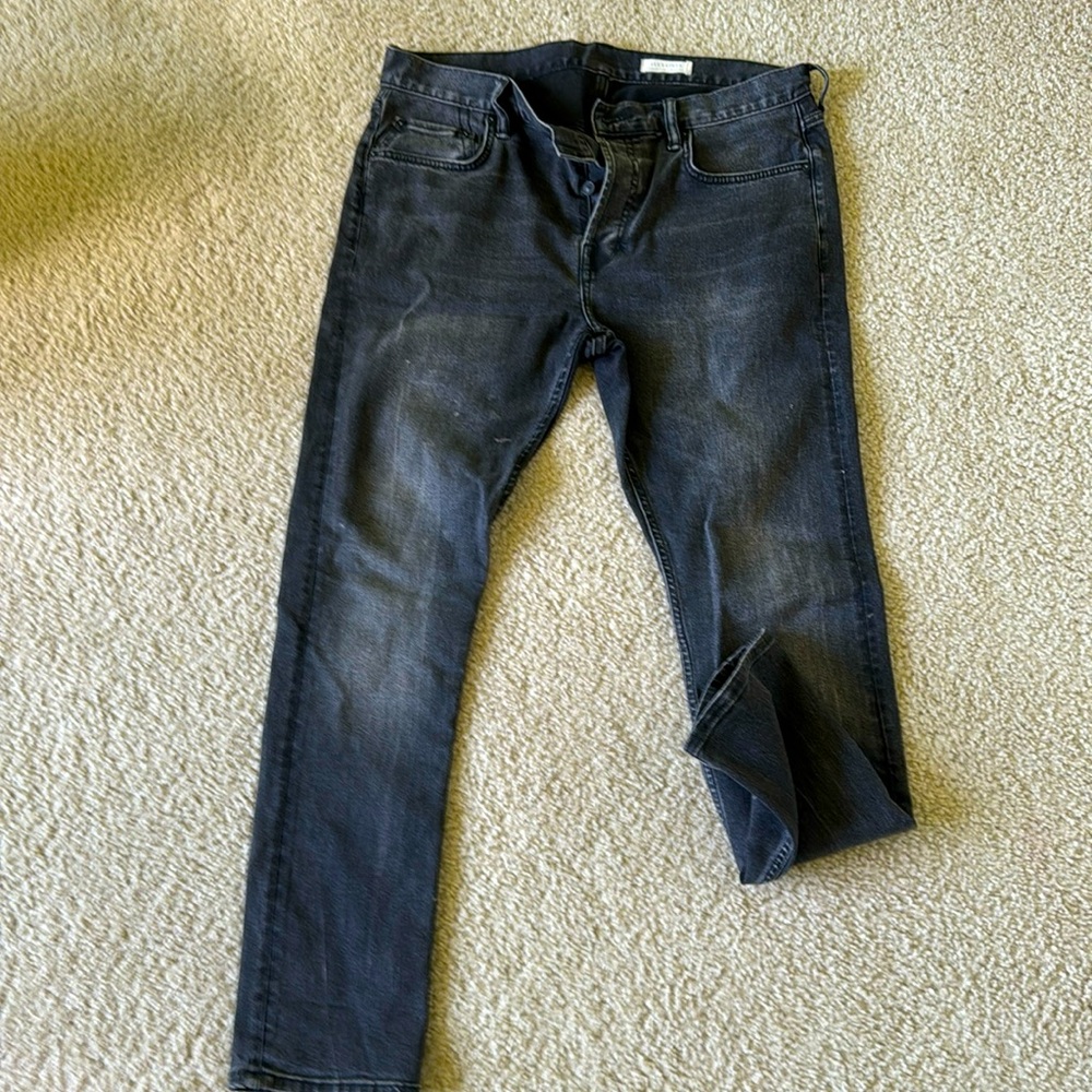 All saints Jean 34/30 waist cigarette style